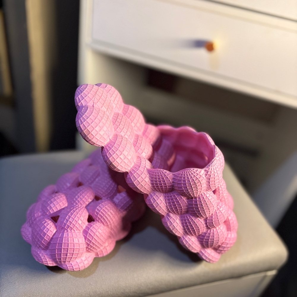 Pink Bubble Slides/Slippers